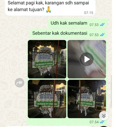 Pengiriman Papan Bunga Selamat Sawah Lama Ciputat