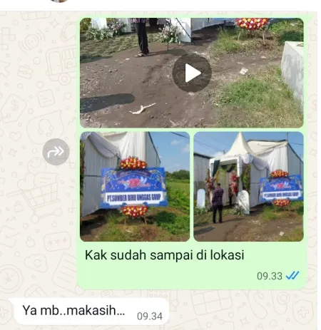 Pengiriman Karangan Bunga Sawah Lama Ciputat