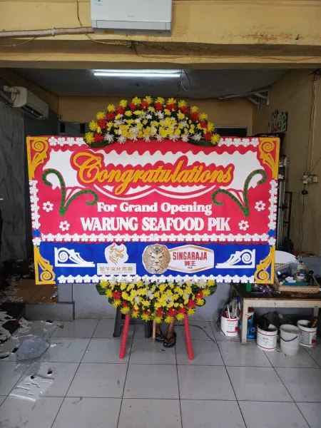Papan Bunga Ucapan Selamat Sawah Lama Ciputat