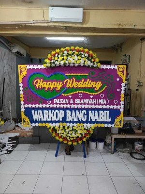 Papan Bunga di Sawah Lama Ciputat