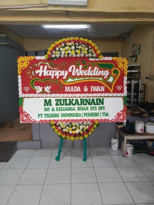 Papan Bunga di Sawah Lama Ciputat