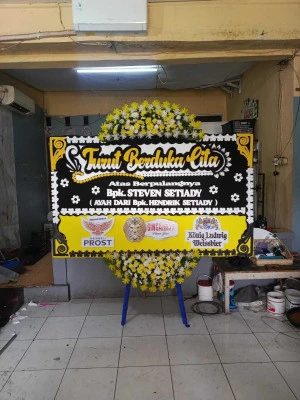 Papan Bunga di Sawah Lama Ciputat